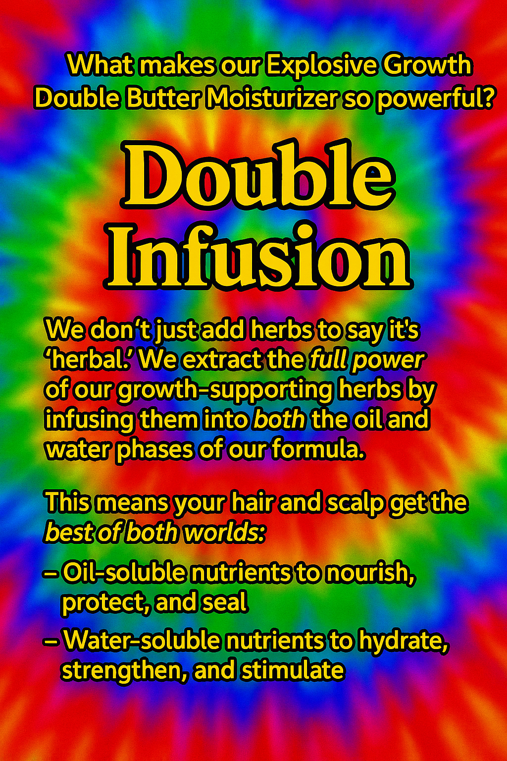 Explosive Growth Double Butter Moisturizer – Hydrate & Strengthen Curly Hair