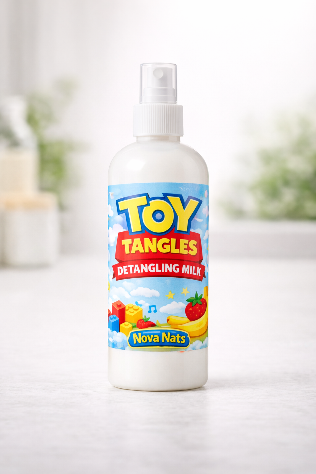 🧸 Toy Box Tangles – Detangling Milk (8 oz Spray)