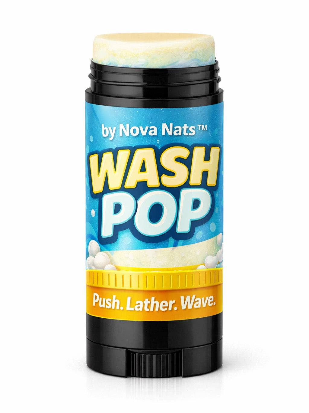 Wash Pop by Nova Nats® – Passion Fruit Shampoo Bar (Limited Drop)