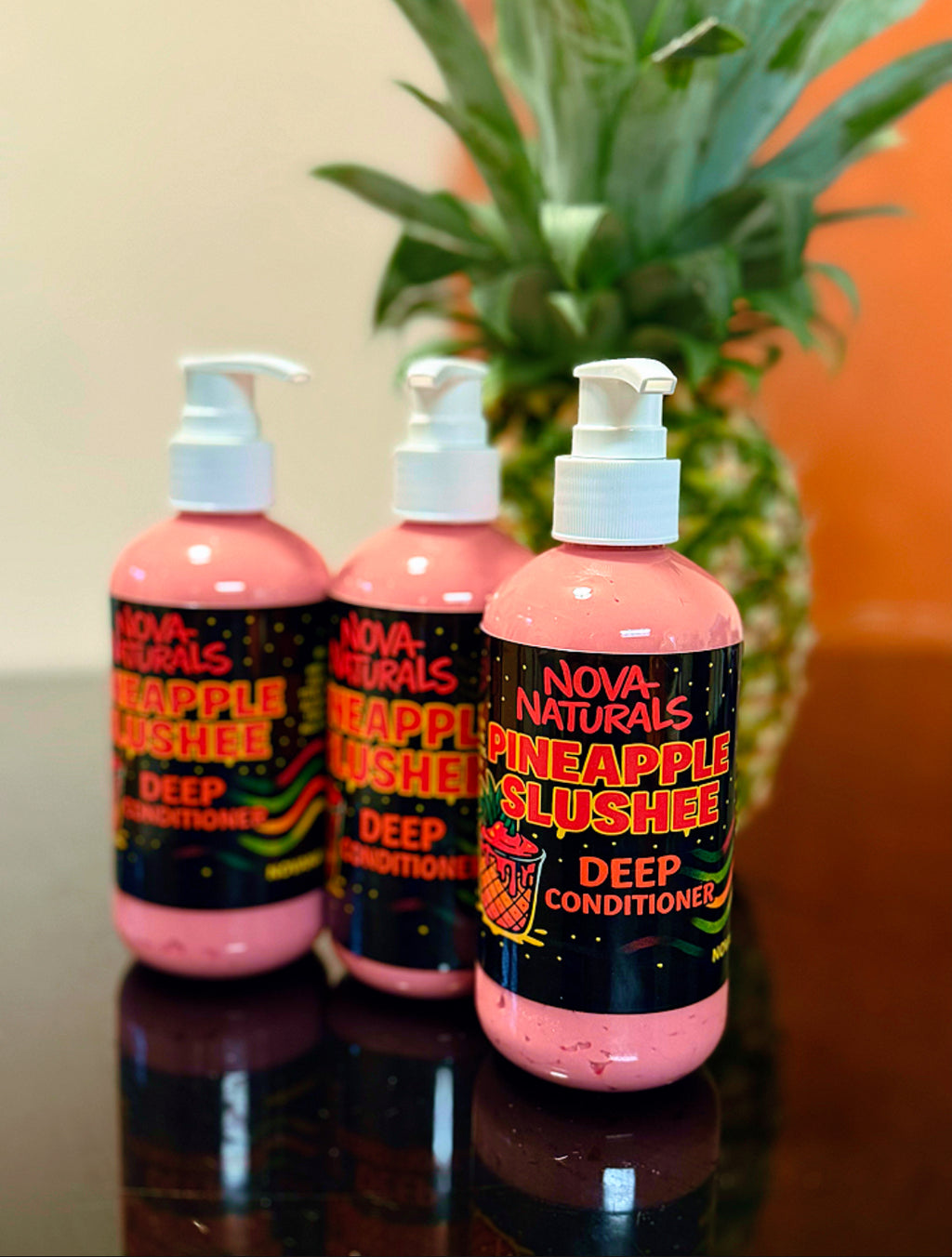 Pineapple Slushee leave in Deep Conditioner