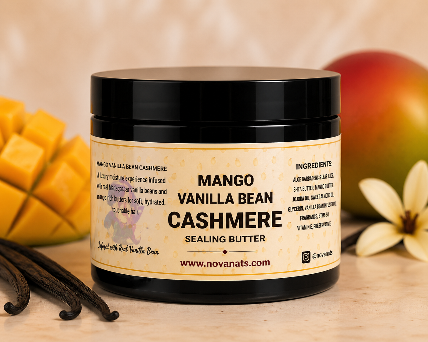Mango Vanilla Bean Cashmere Sealing Butter
