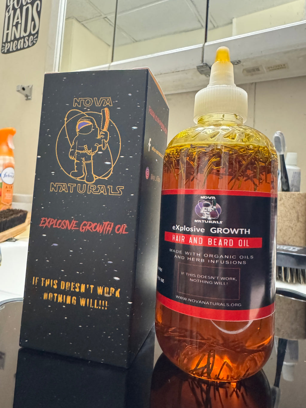 eXplosive GROWTH Oil – Advanced Hair & Scalp Nourishment for Accelerated Growth
