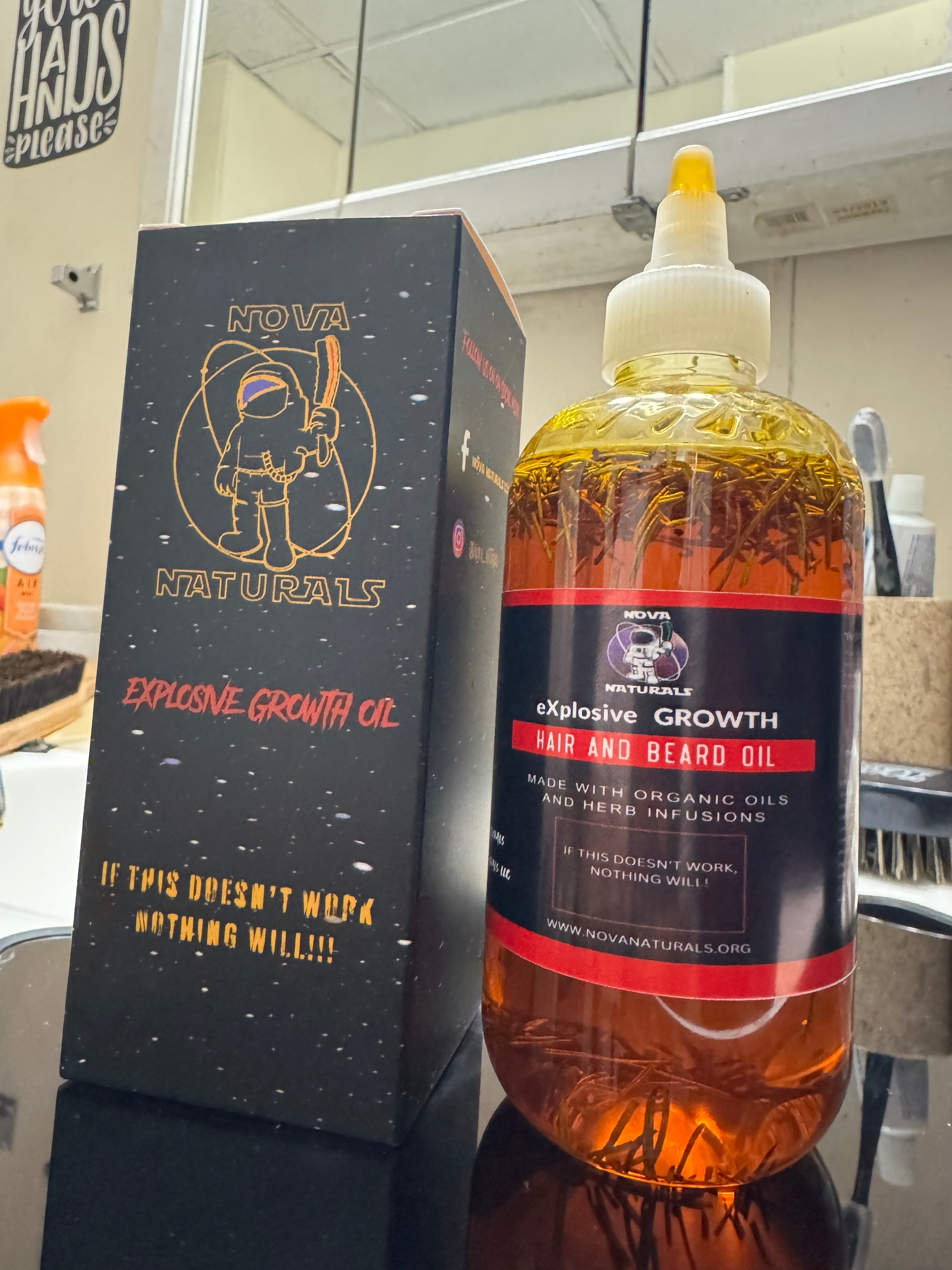 eXplosive GROWTH Oil – Advanced Hair & Scalp Nourishment for Accelerated Growth